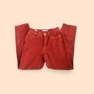 PacSun Women's Rust Corduroy Jeans